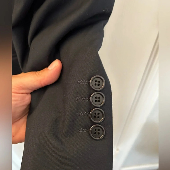 ! Balmain slim fit black  men’s blazer jacket sz 54R - Picture 9 of 12